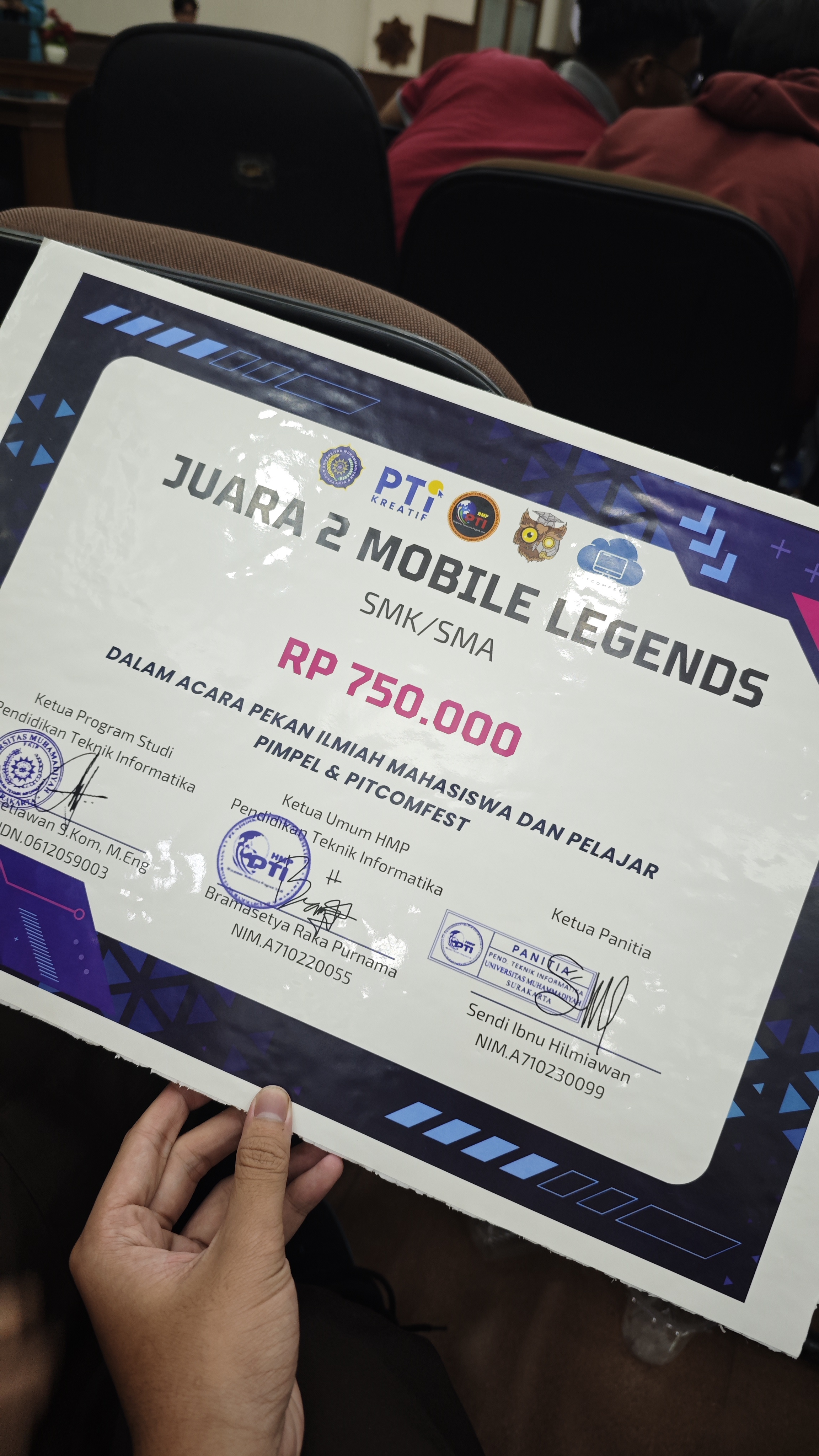Juara 2 ML PIMPEL PITCOMFEST
